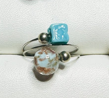 Small bead and wire ring