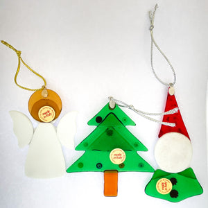 Murano glass Christmas decorations