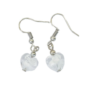 *Clearance* Murano glass tiny heart earrings
